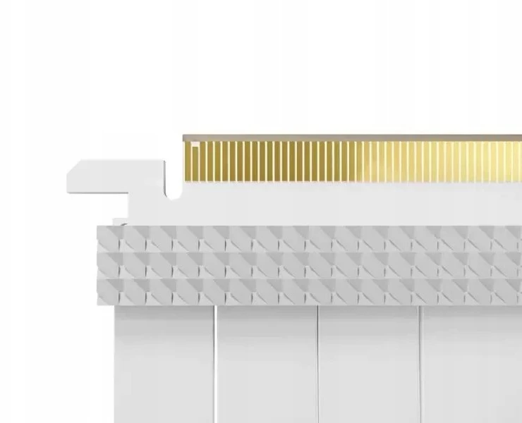 TRYX STRING PCIe 5.0 x16 Riser Kabelis, 200mm – baltas