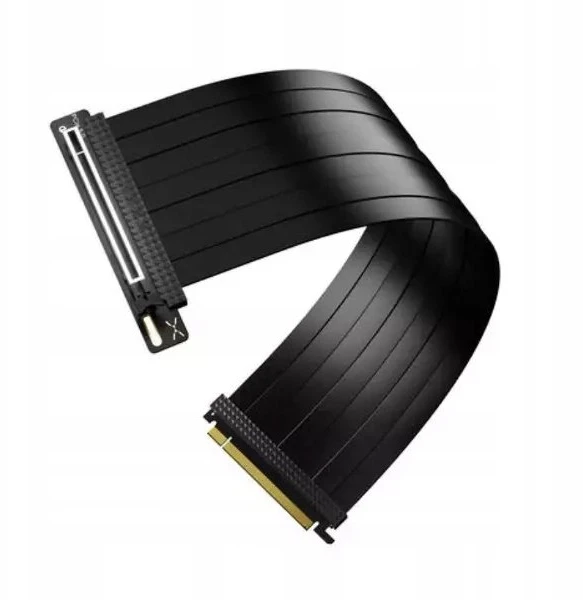 Vaizdo plokštė TRYX STRING PCIe 5.0 x16 Riser Cable, 200mm – juodas