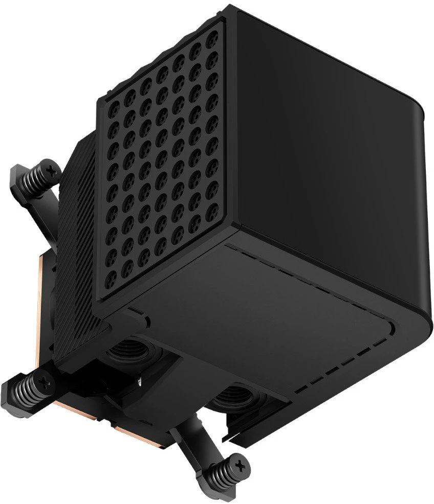 TRYX Panorama CPU Wasserblock, AMOLED-Ekranas, Intel- und AMD-Sockel – juodas