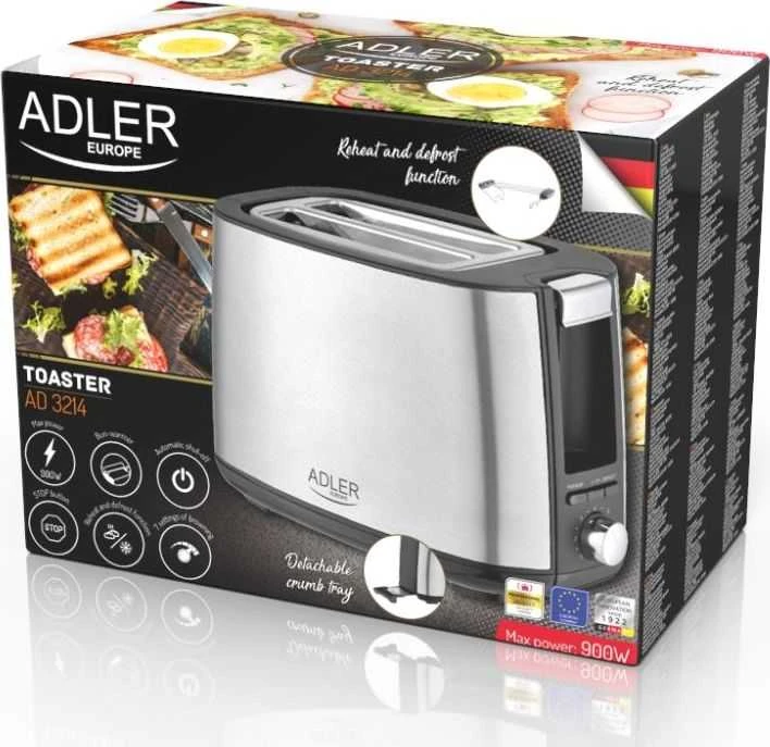 Skrudintuvas Adler Toaster AD 3214, 750 W