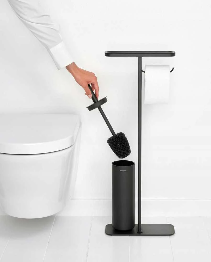 Brabantia tualetes piederumu statīvs MindSet, mineral infinite pilkas