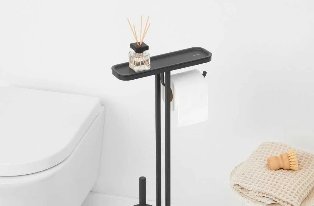 Brabantia tualetes piederumu statīvs MindSet, mineral infinite pilkas