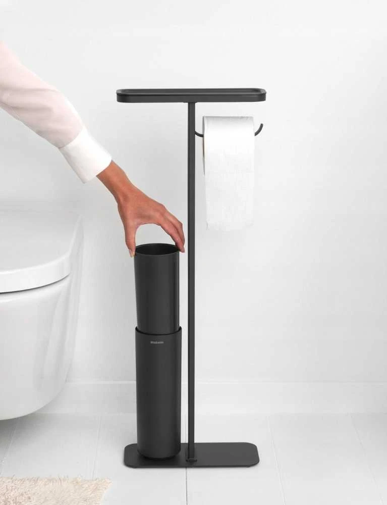 Brabantia tualetes piederumu statīvs MindSet, mineral infinite pilkas