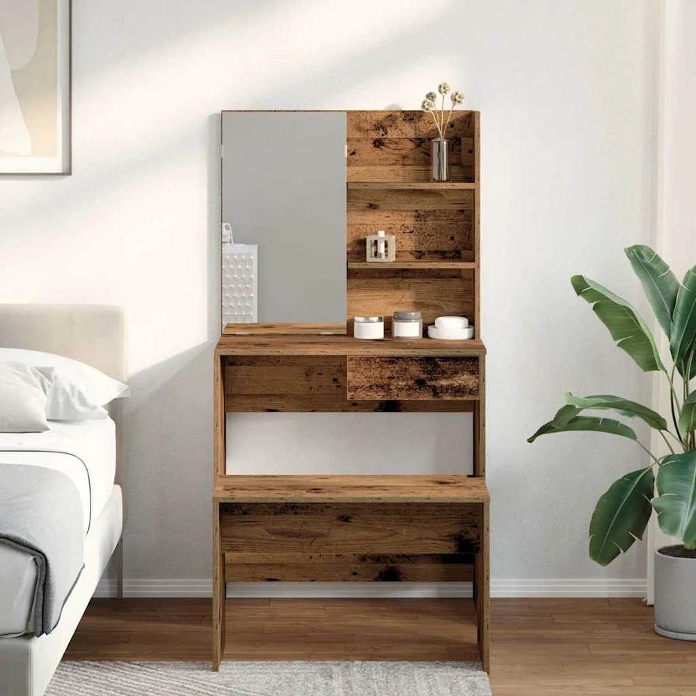 tualetinio staliuko komplektas Old Wood Engineered Wood