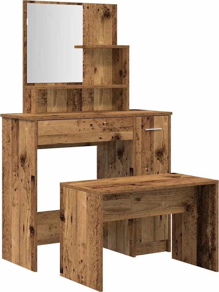 tualetinio staliuko komplektas Old Wood Engineered Wood