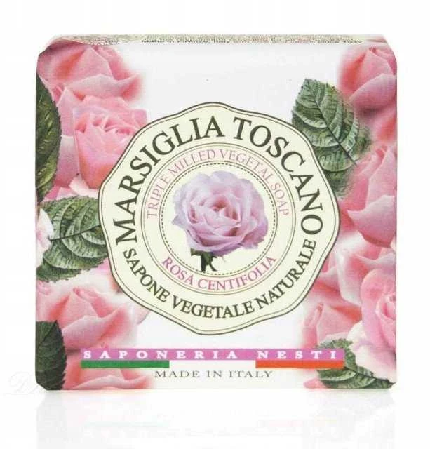 Dante Marsiglia Toscano Rosa Centifolia naturalne mydło toaletowe 200g