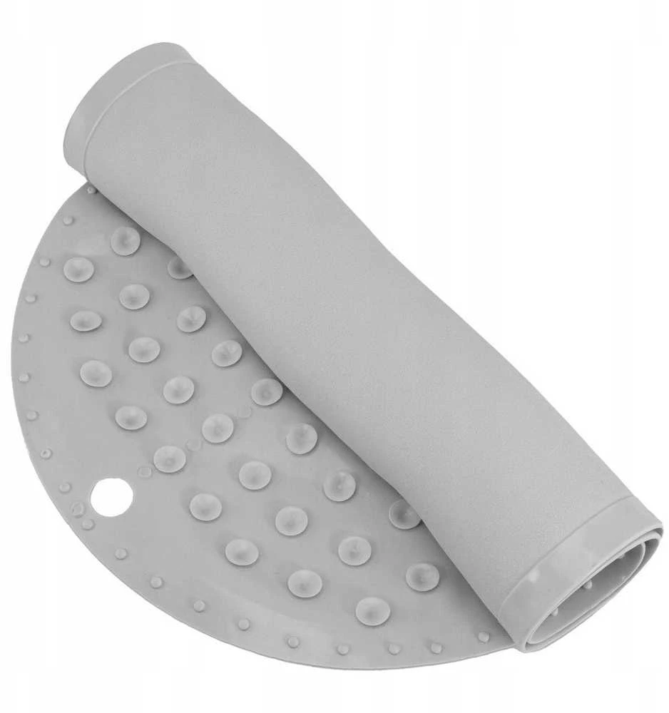 Tuban Anti-slip Bath Mat Tubi pilka 70x35cm ZA5973