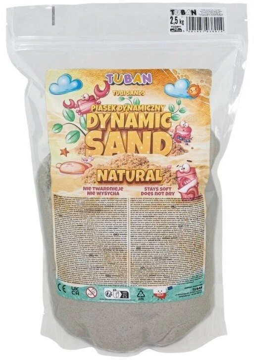 Tuban Dinaminis smėlis - Natūralios spalvos - 2.5kg