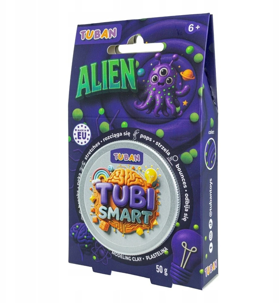 Tuban Tubi Smart - Modeliavimo masė - Ateivis (50 g)