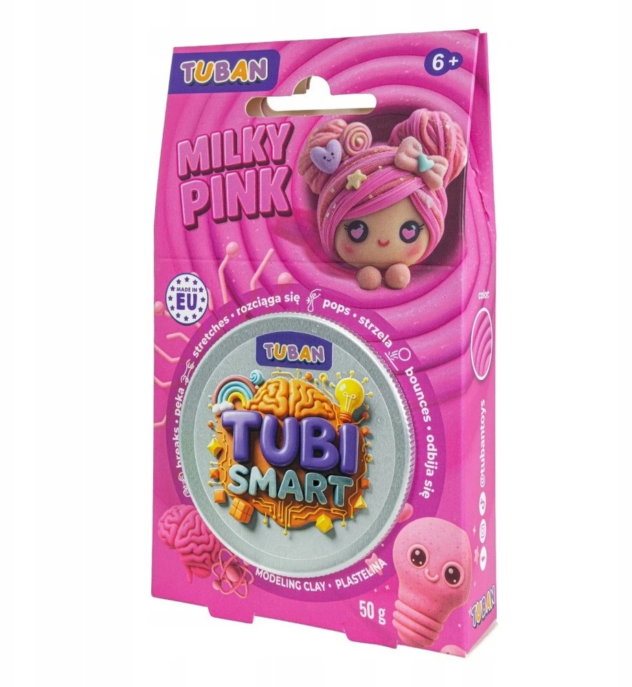 Tuban Tubi Smart - Modeliavimo masė - Šviesiai rožinė (50 g)