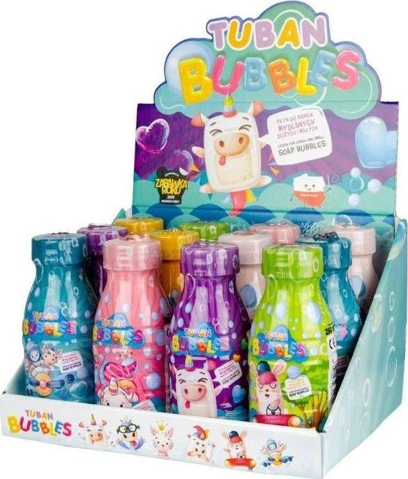 Tuban Komplekts - 12 x Muilo burbulų skystis (250 ml) aprašymas - Prekės nuotrauka
