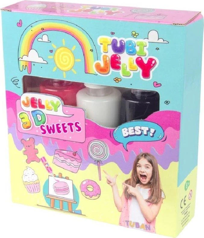 Tuban 3 spalvų Tubi Jelly rinkinys - Saldainiai ( TU3317 )