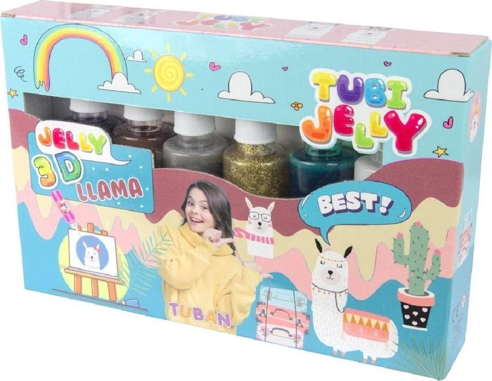 Tuban 6 spalvų Tubi Jelly rinkinys - Lama