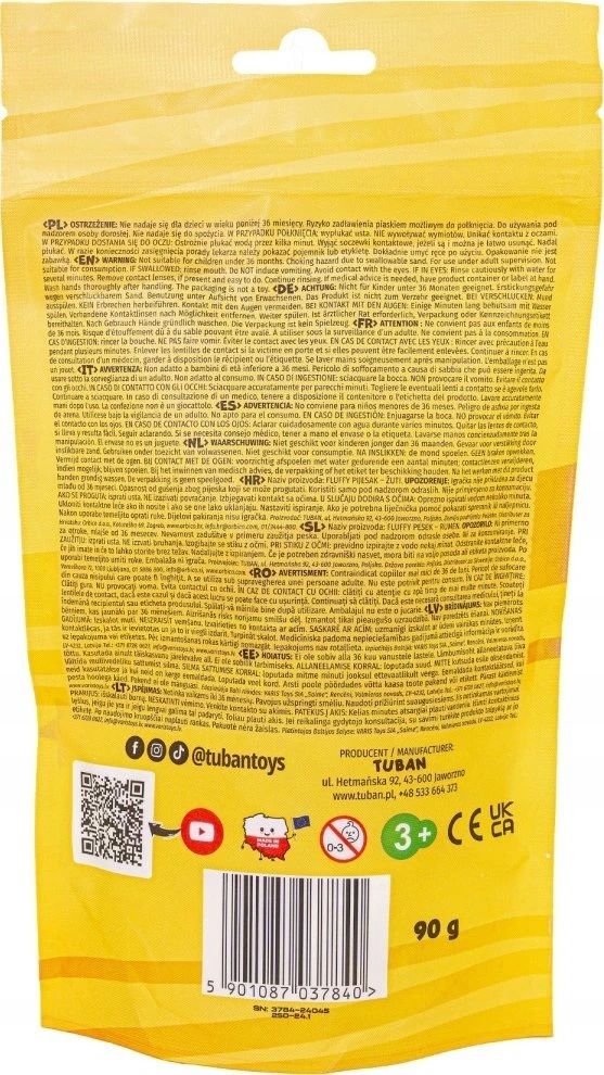 Tuban Purus smėlis - Geltona (90 g) ( TU3784 )