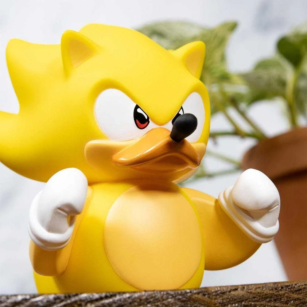 TUBBZ kolekcinė antis - Sonic Super Sonic dėžutėje 9 cm