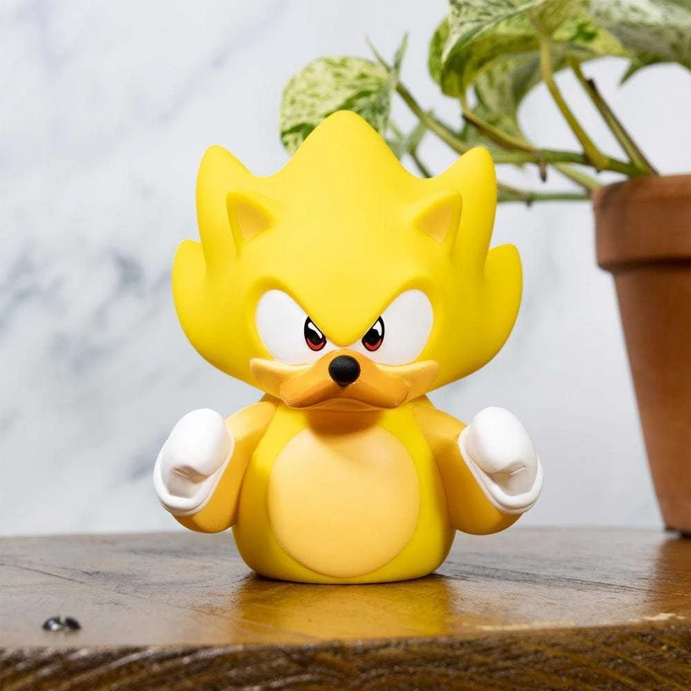 TUBBZ kolekcinė antis - Sonic Super Sonic dėžutėje 9 cm