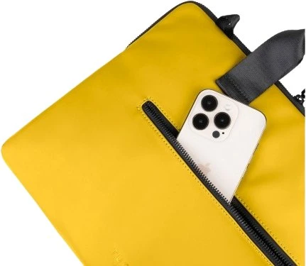 „Tucano Gommo“ nešiojamojo kompiuterio krepšys 14 colių įstrižainės „MacBook“ nešiojamajam kompiuteriui, geltonas
