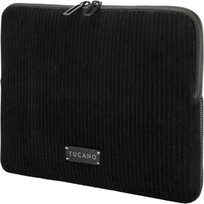 Dėklas Tucano TUCANO Velluto 2 - Dėklas MacBook Air 13'' (M4/M3/M2/M1/2025-2018) / Pro 13'' / Nešiojamas kompiuteris 12'' (juoda)