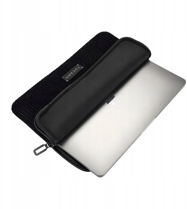 Dėklas Tucano TUCANO Velluto 2 - Dėklas MacBook Air 13'' (M4/M3/M2/M1/2025-2018) / Pro 13'' / Nešiojamas kompiuteris 12'' (juoda)