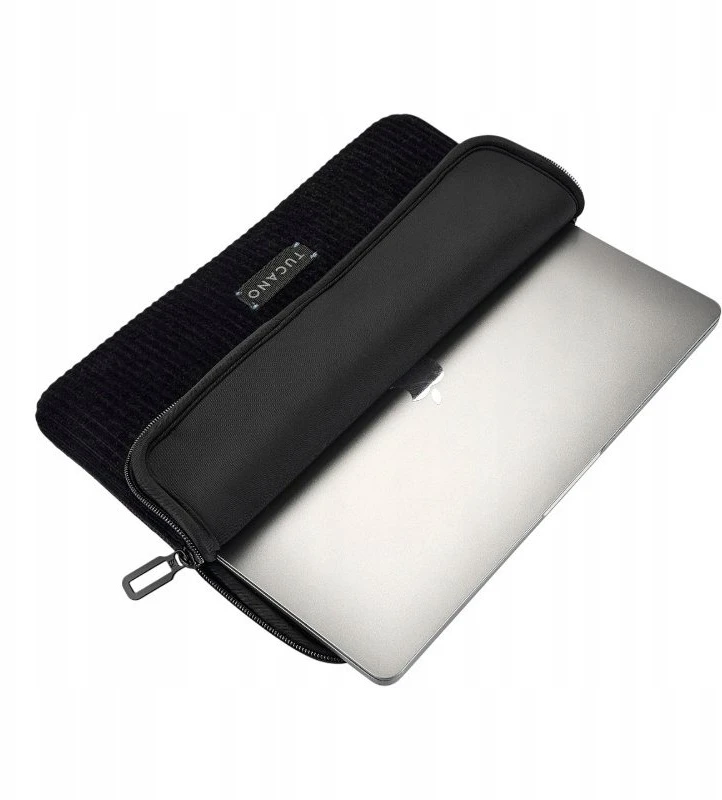 TUCANO Velluto 2 - Dėklas MacBook Pro 14" (M5/M4/M3/M2/M1/2026-2021) / Nešiojamas kompiuteris 13" (juoda)