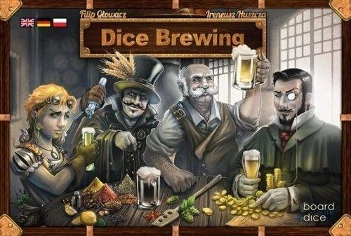 Dice Brewing stalo žaidimo pakuotės viršelis