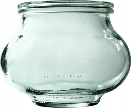 Stiklainis, 580 ml, su dangteliu, „Tulip“, 6 vnt.