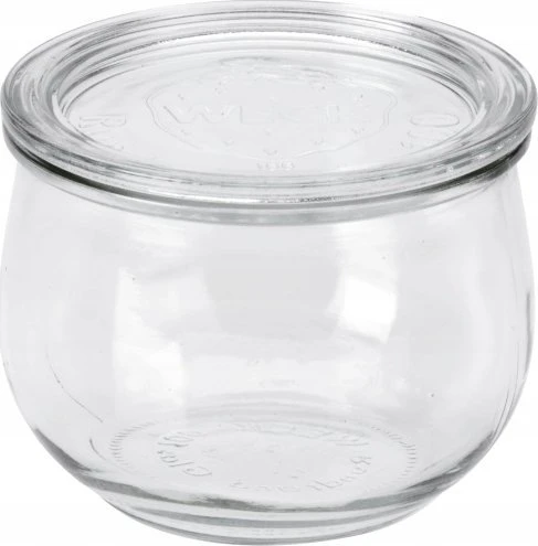 Stiklainis, 580 ml, su dangteliu, „Tulip“, 6 vnt.