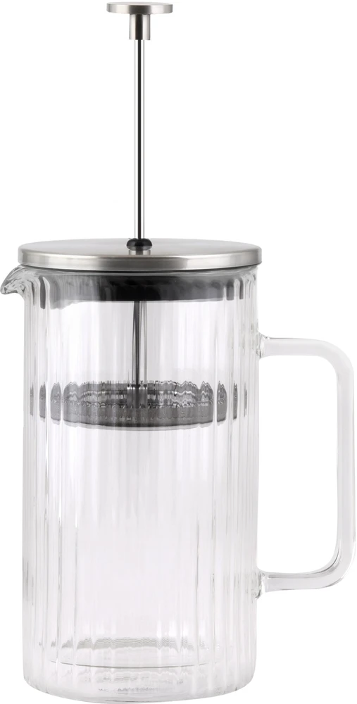 „Vialli Design“ – „Tulip“ prancūziška kavamalė sidabro spalvos matinė, 1 l
