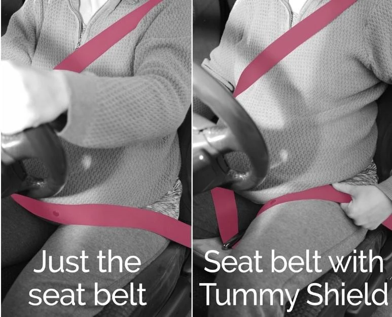 Tummy Shield sėdynė nėščiosioms su saugos diržais