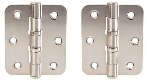 Haushalt Durų lankstas, 63 mm x 75 mm x 2.5 mm, nikelio sp. 2 vnt.
