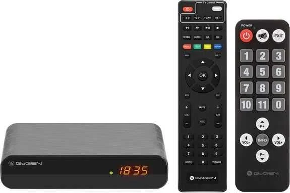 Tunerio TV GoGEN DVB 143 T2 vyresnysis