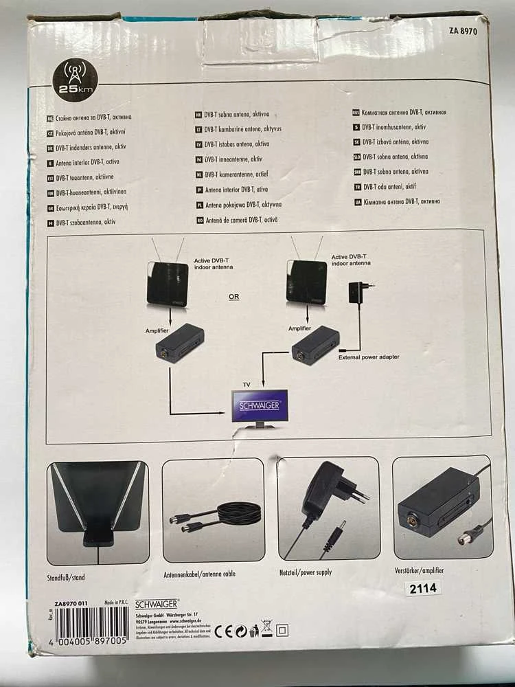 Imtuvas TV Schwaiger DVB-T (ZA8970011)
