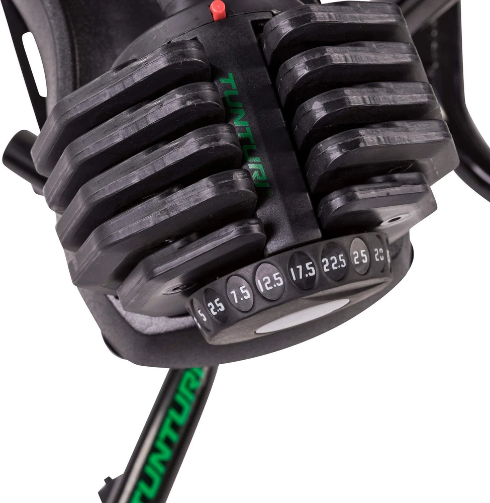 Reguliuojamo svorio svarmenų rinkinys Tunturi Selector, 25 kg