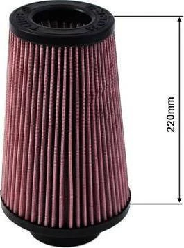 TurboWorks TURBORKS H: 220mm OTW: 60-77mm Violetinis kūginis filtras
