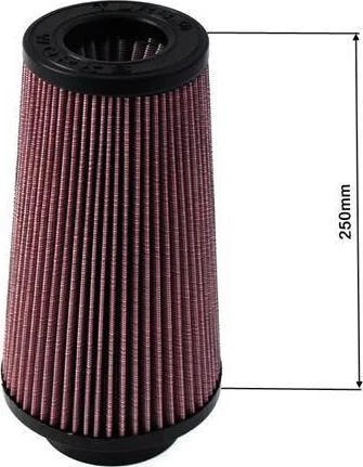 TurboWorks TURBORKS H: 250mm OTW: 80-89mm Violetinis kūginis filtras