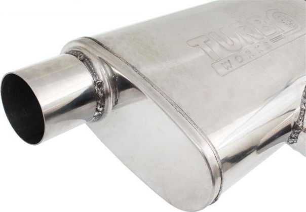 TurboWorks galinis vidurinis duslintuvas 76mm TurboWorks LT 409SS
