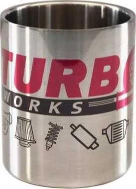 TurboWorks Puodelis metalowy 300ml Sidabrinė TurboWorks