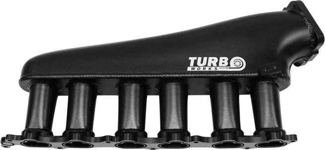 TurboWorks Toyota Lexus 2JZ-GTE įsiurbimo kolektorius su droseliu ir degalų bėgeliu