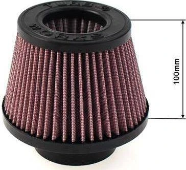TurboWorks_F TURBORKS H: 100mm OTW: 60-77mm Violetinis kūginis filtras
