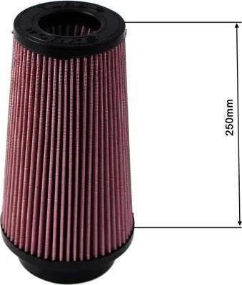 TurboWorks_F TURBORKS H: 250mm OTW: 101mm Violetinis kūginis filtras