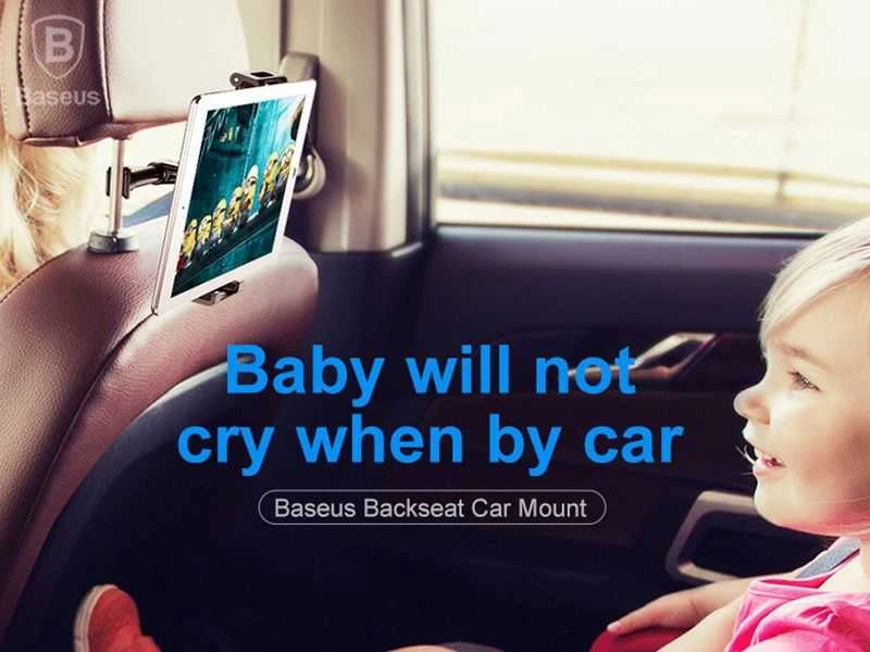 Baseus laikiklis automobilio sėdynės galvos atramai - juodas