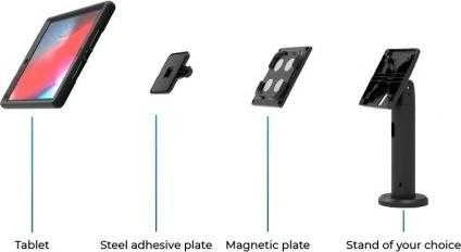 Compulocks Laikiklis Maclocks 100mm VESA Magnetix Mount - Juodas