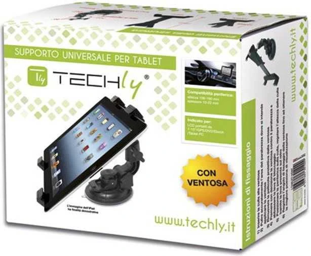 Techly I-Planšetė-VENT navigacinės įrangos stovas Automobilis Pasyvus Juoda