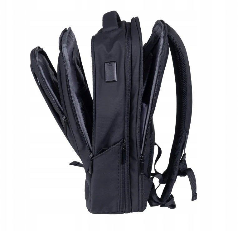 Turistinė kuprinė Bange Kuprinė DONAU TRAVEL Berlin, 15,6'', 16l, USB + kabelis, juoda
