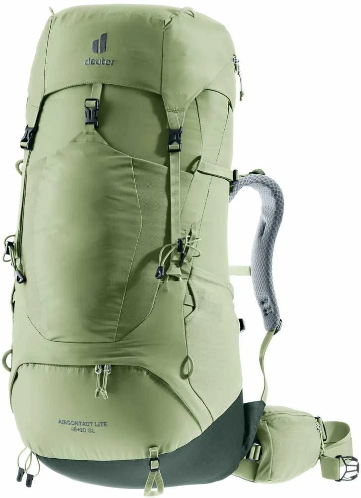 Deuter Aircontact Lite 45+10 SL moteriška žygio kuprinė Juodas