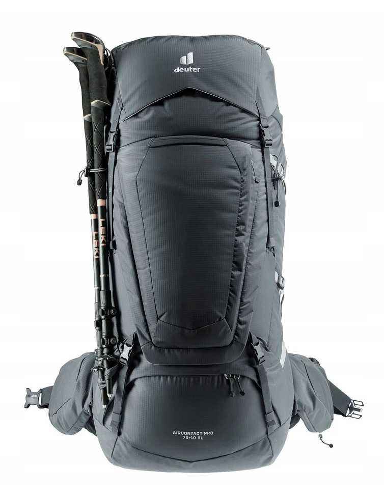 Deuter Aircontact Pro 75+10 SL moteriška žygio kuprinė, grafito spalvos