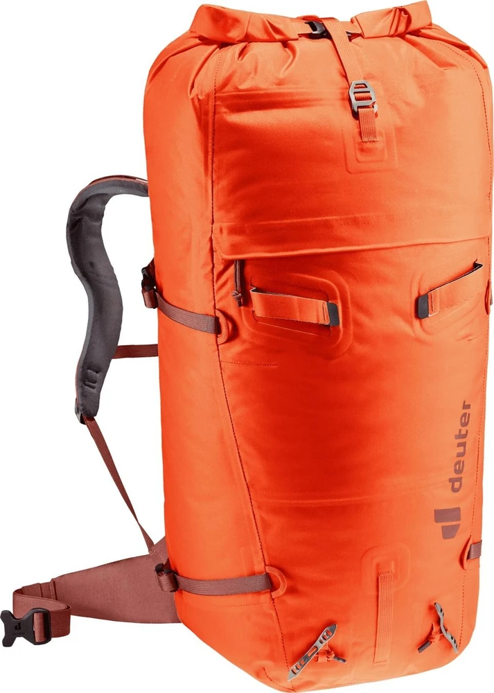 Turistinė kuprinė Deuter Durascent SL 42 l + 10 l Papaya-Redwood