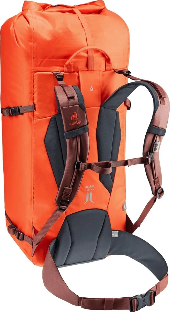 Turistinė kuprinė Deuter Durascent SL 42 l + 10 l Papaya-Redwood