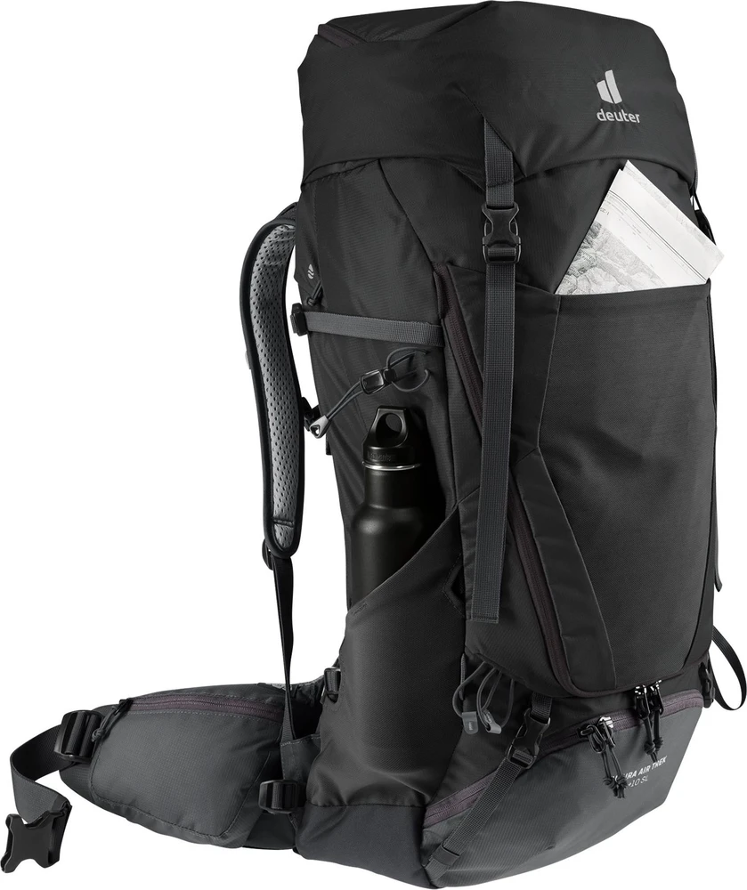 Turistinė kuprinė Deuter Futura Air Trek 45 +10 SL - Juoda