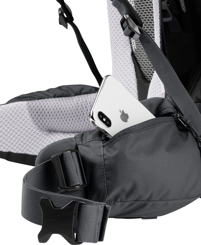 Turistinė kuprinė Deuter Futura Air Trek 45 +10 SL - Juoda